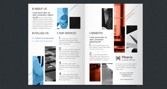 Bi Fold Brochure Templates  541