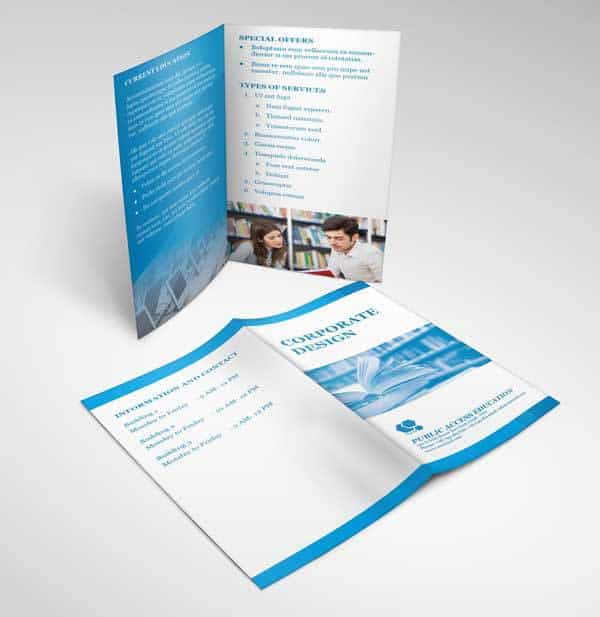 Bi Fold Brochure Templates  941