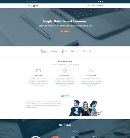 Bootstrap Blog Templates 11