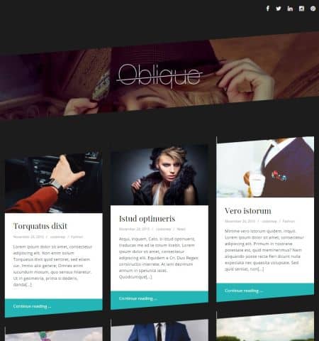 Bootstrap Blog Templates 941