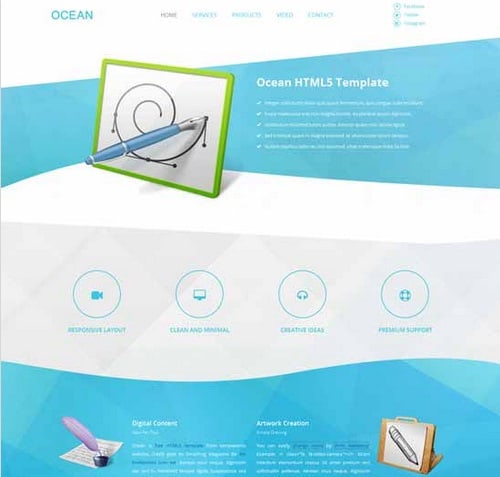 Free Landing Page Templates 3461