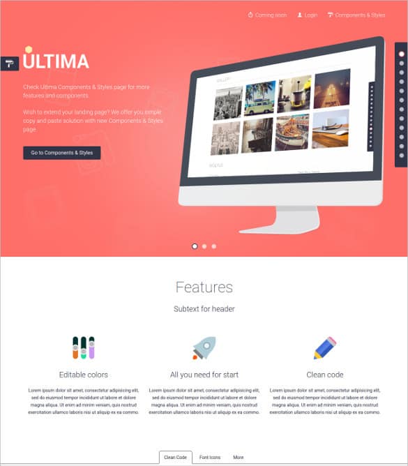 Free Landing Page Templates 741