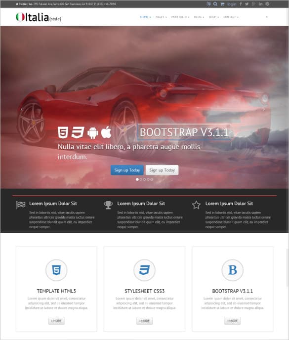 Free Landing Page Templates 8941