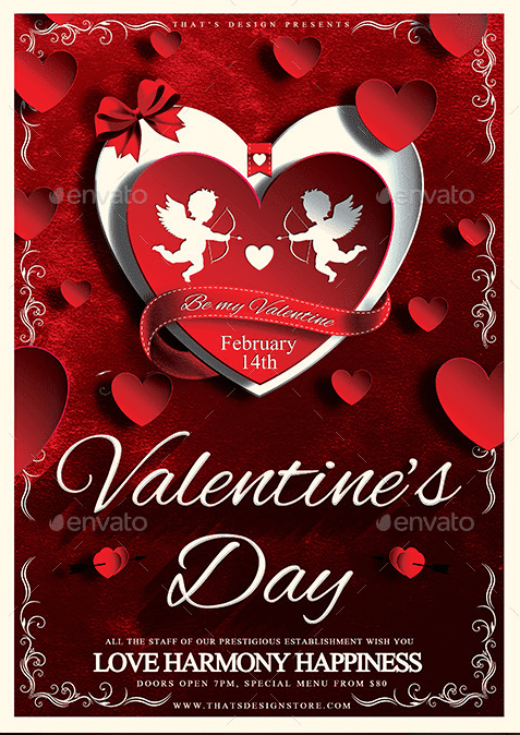 Free Valentine’s Day Flyer Templates 241