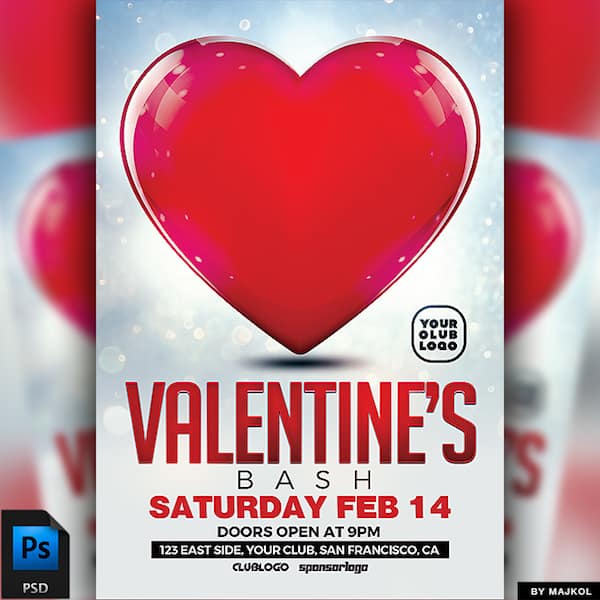 Free Valentine’s Day Flyer Templates 6641
