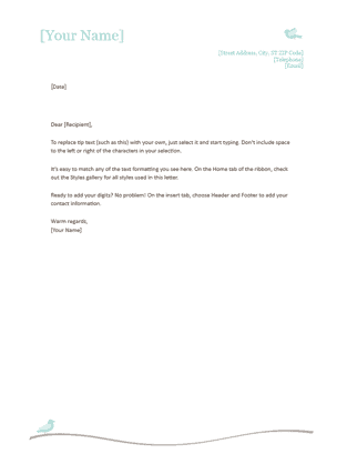 Letterhead Format In Word 12