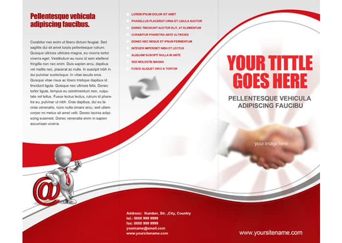 Tri Fold Brochure Templates 10.641