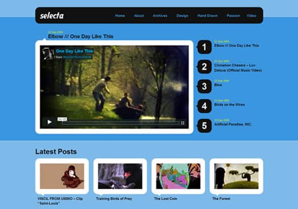 Video Website Templates Free 10.