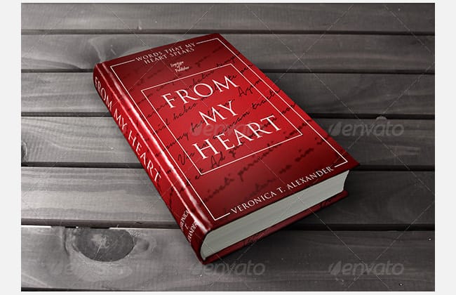 book cover template  264
