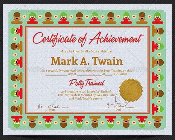 certificate format 4