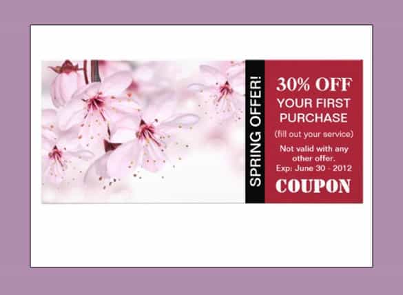 coupon template 794