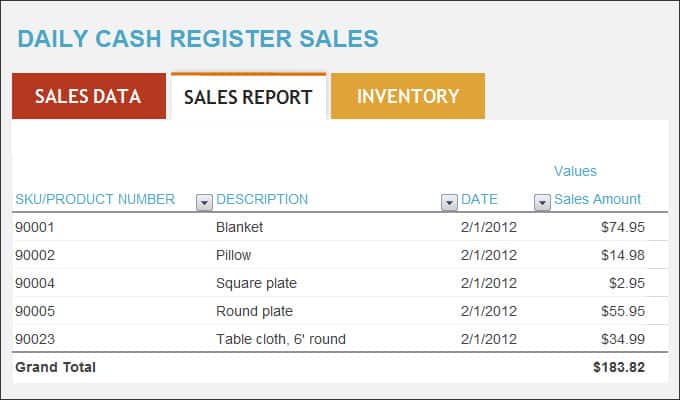 daily report template 12