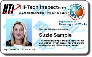 employee id card template 14