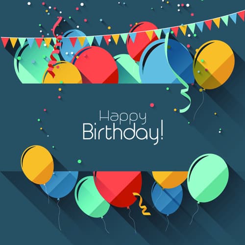 8 Happy Birthday HTML Templates - Formats - Cards