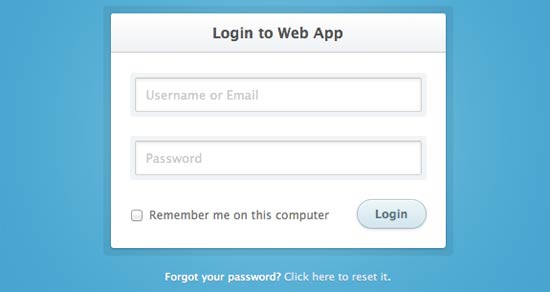 login page template 41