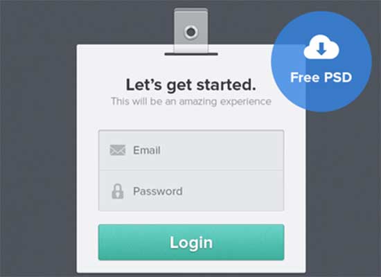 login page template 61