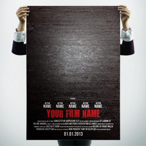 movie poster template 164