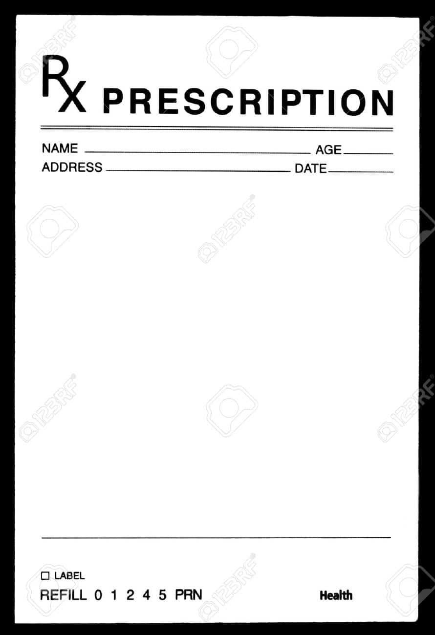 prescription template 74