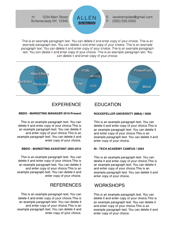 resume templates for mac 2641