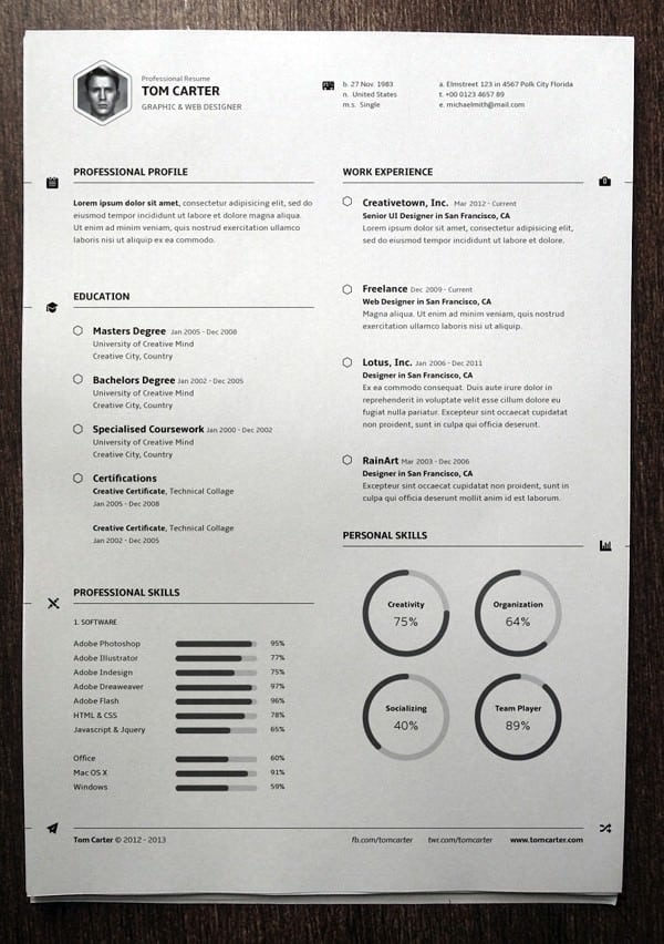 resume templates for mac 641