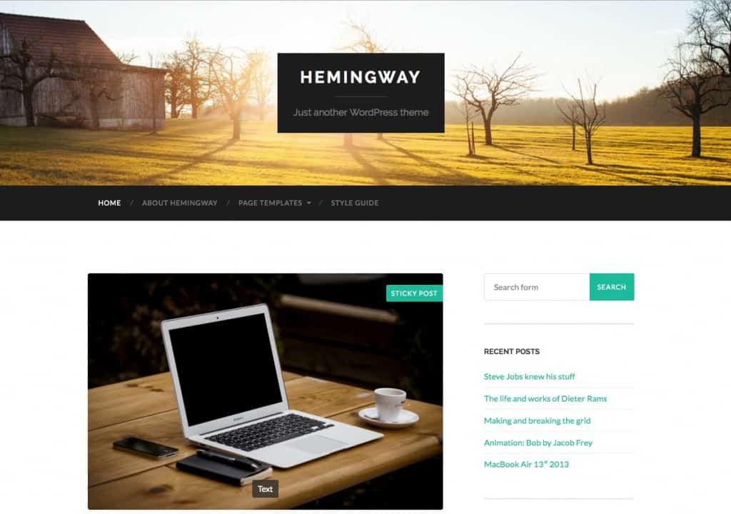 Free WordPress Themes For Tech Blog 461