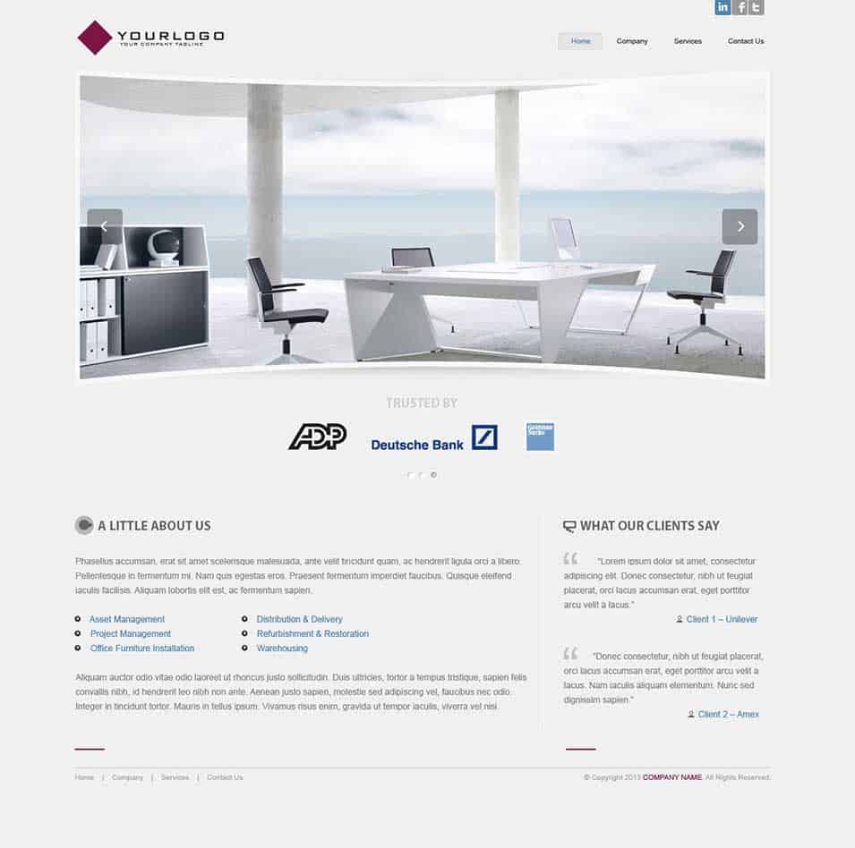 Interior Design WordPress Theme Free Download 941