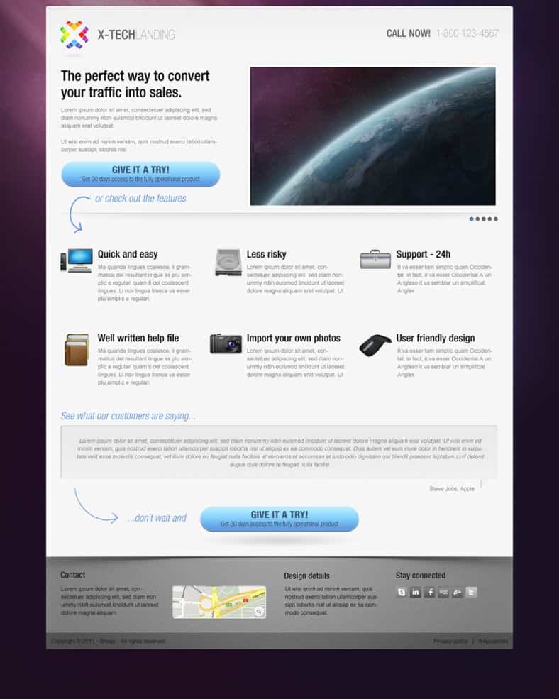 Video Landing Page Templates 264