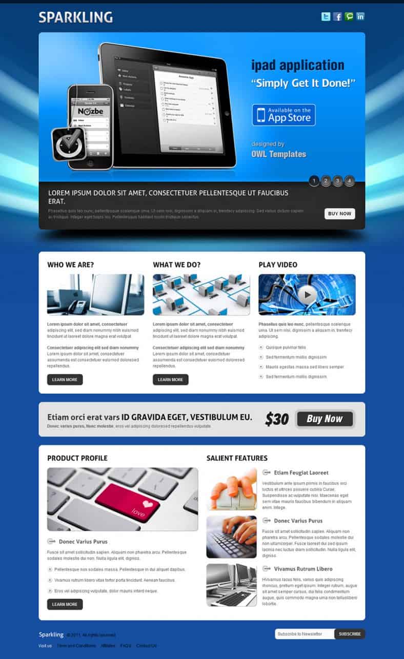 Video Landing Page Templates 496