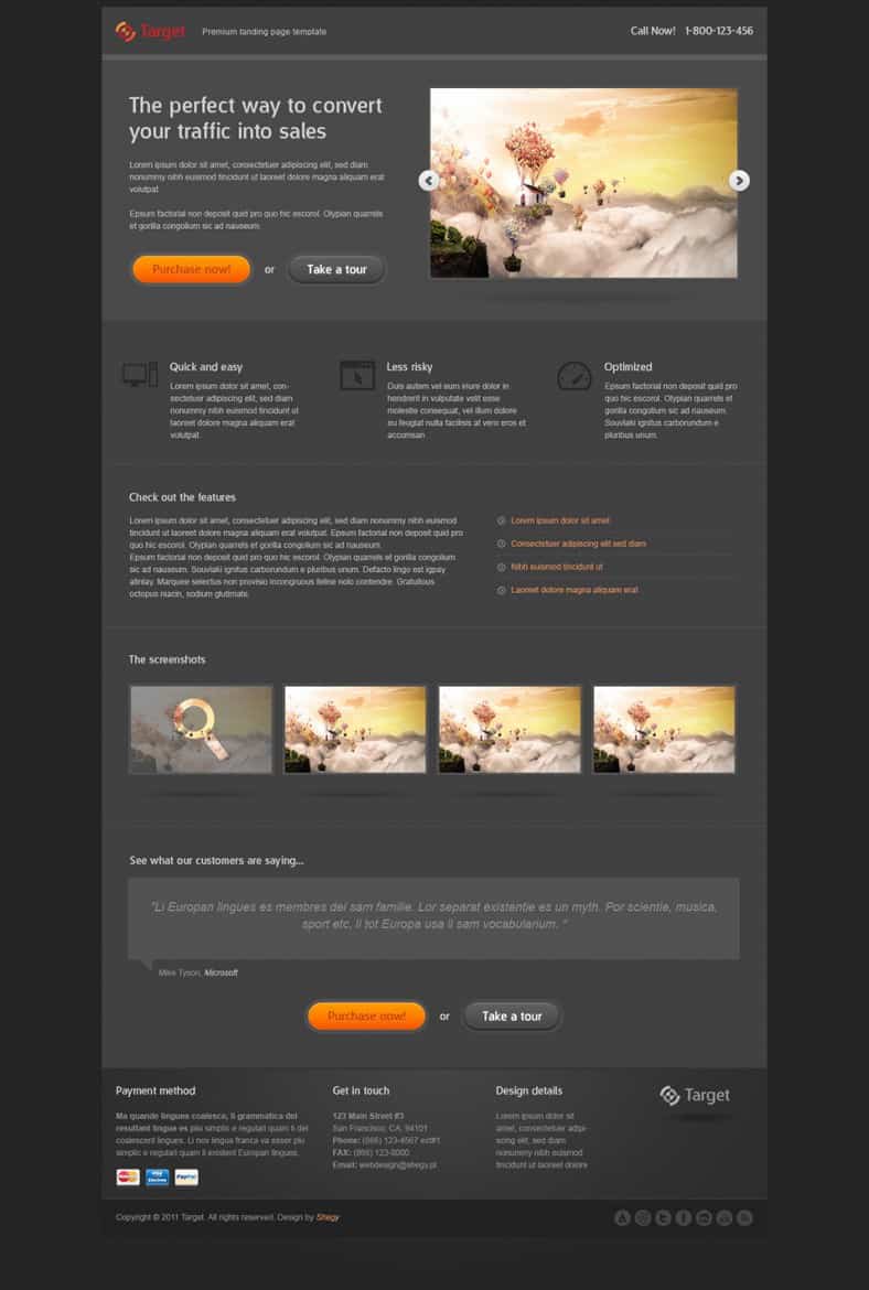 Video Landing Page Templates 541