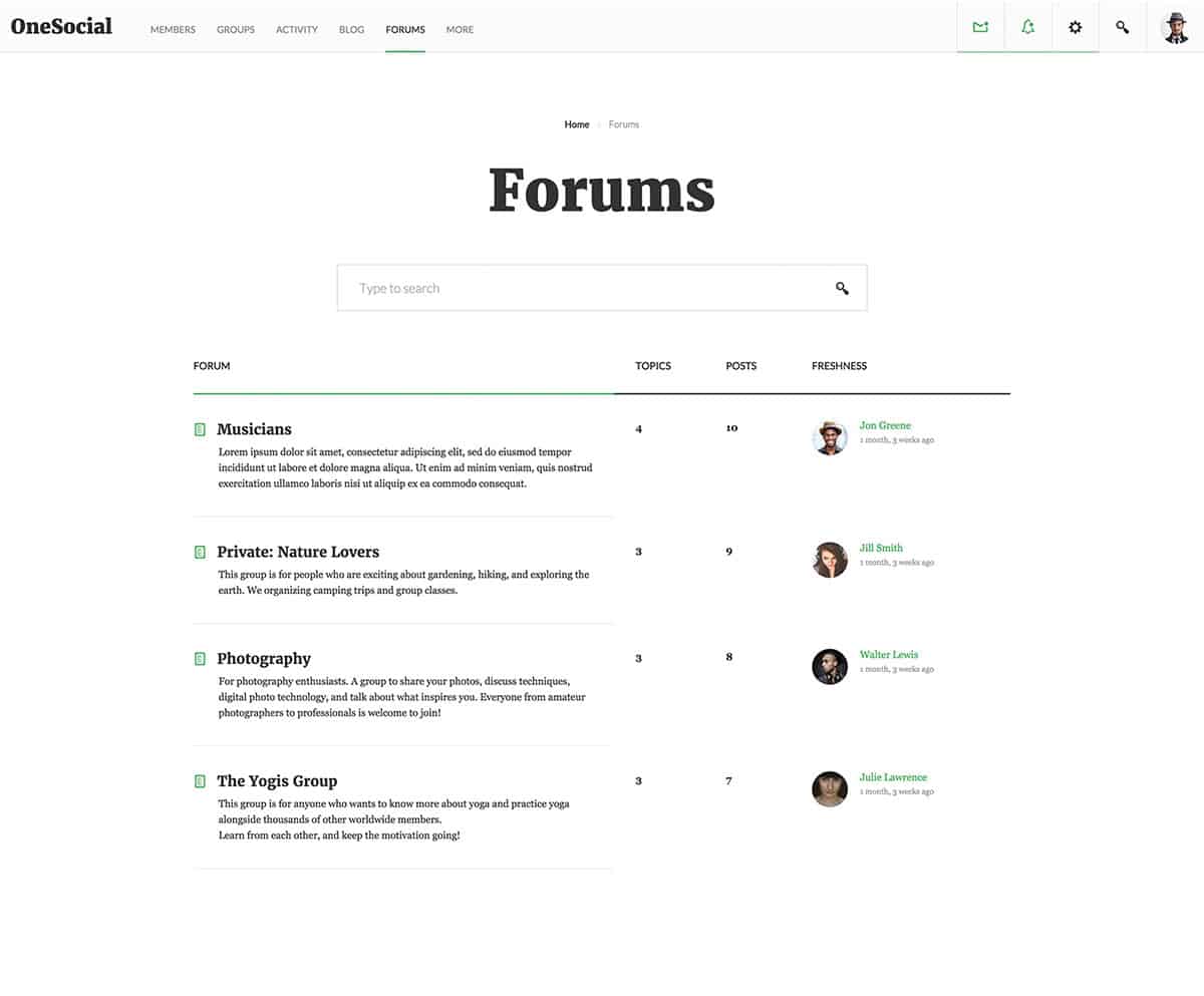 bootstrap forum template 145