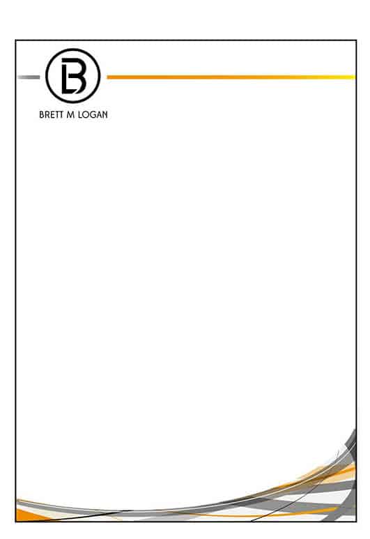 business letterhead template 10