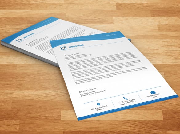 business letterhead template 1546