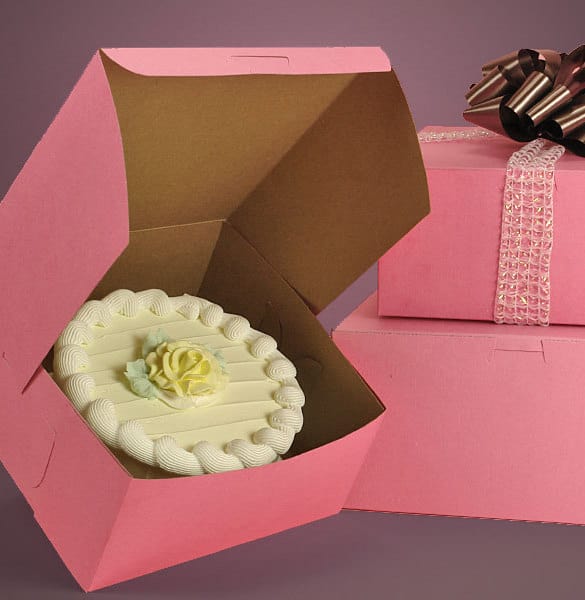 cake box template 164