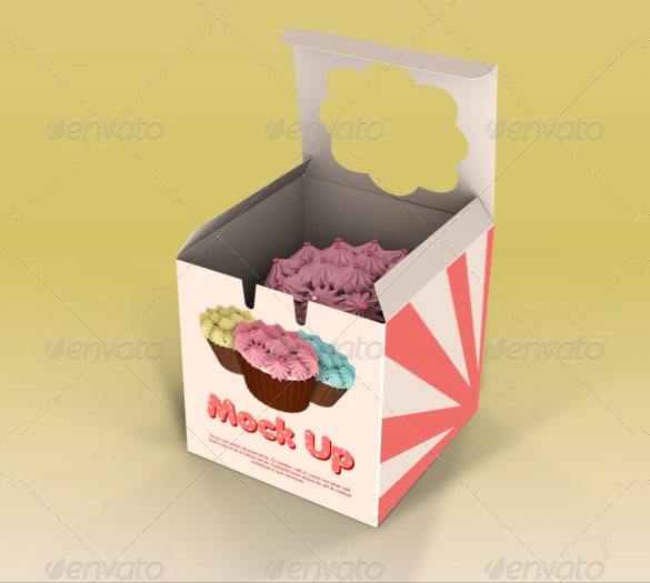 cake box template 46