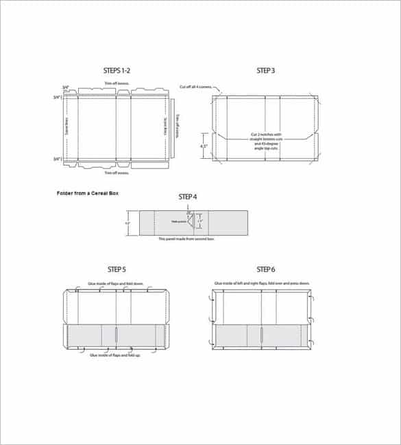 cereal box template 461