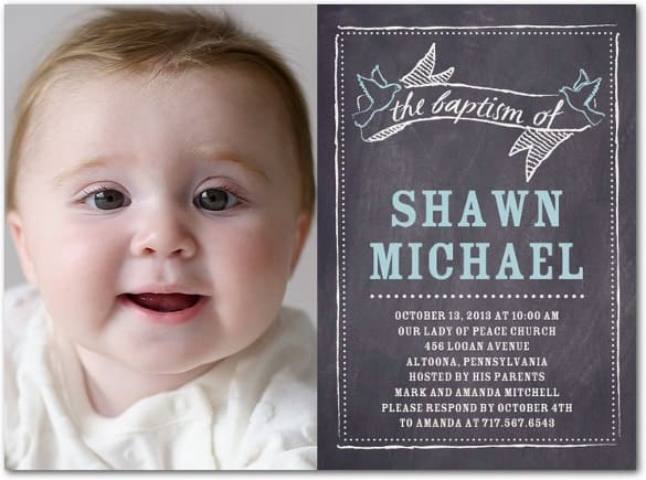 chalkboard invitation template 6984