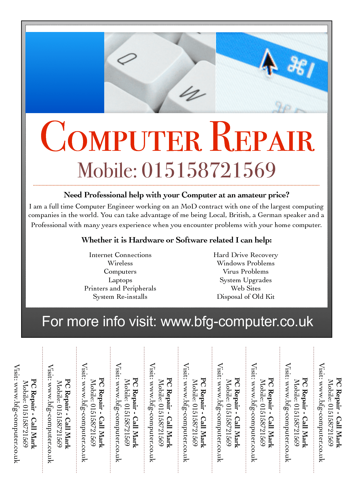 computer repair flyer 497