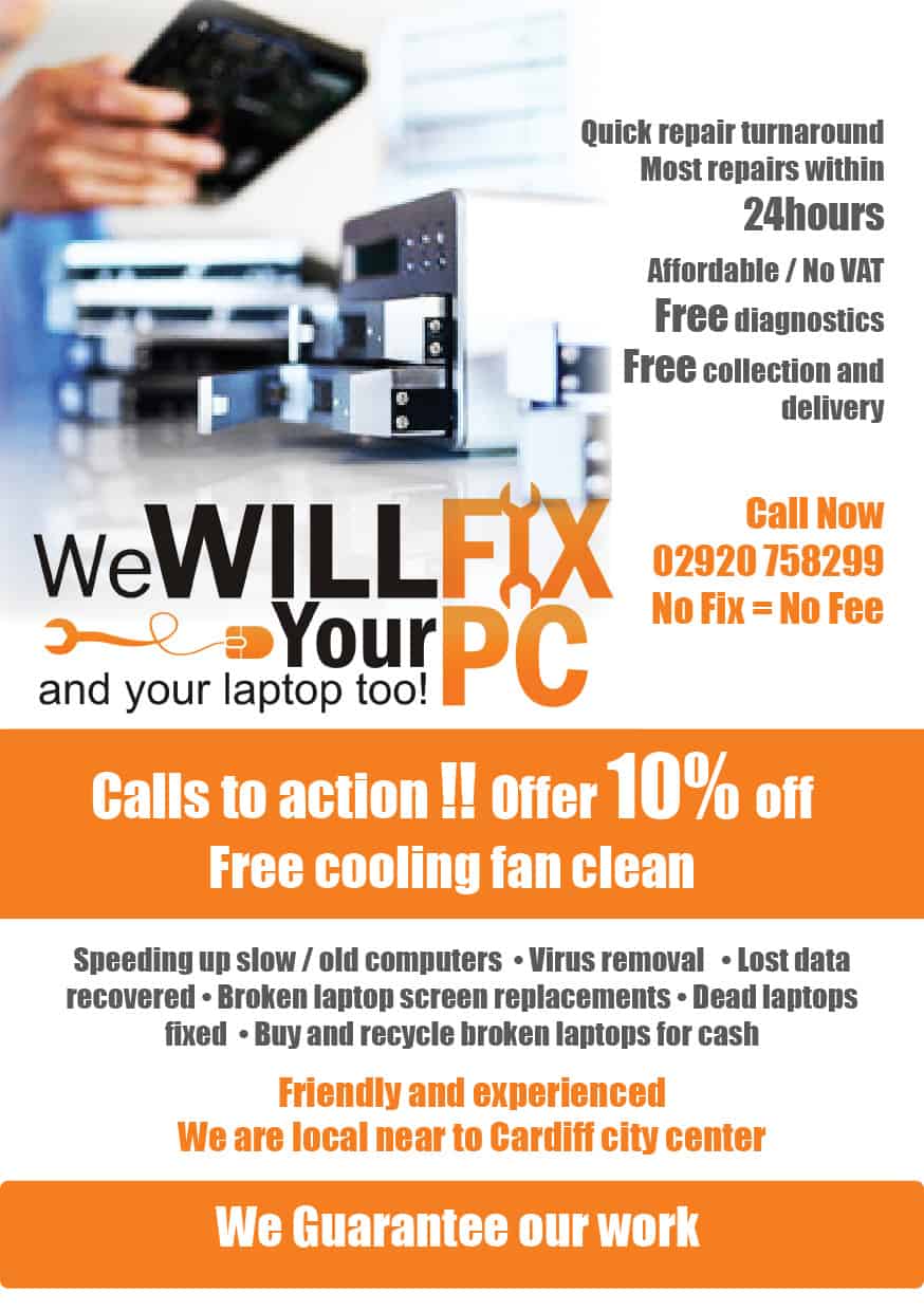 computer repair flyer 547