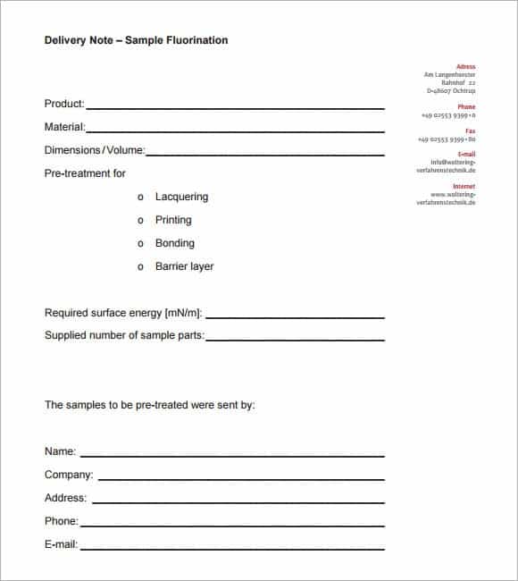 delivery note template 364