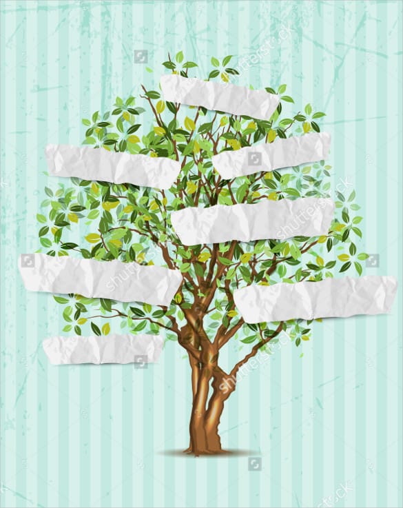 family tree template word  365