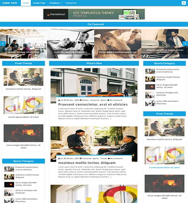 html5 blog templates 10