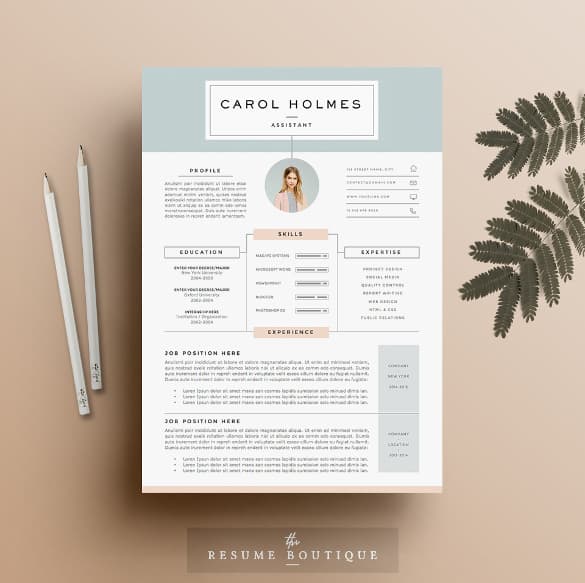 infographic cv template 112