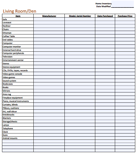 inventory list 3