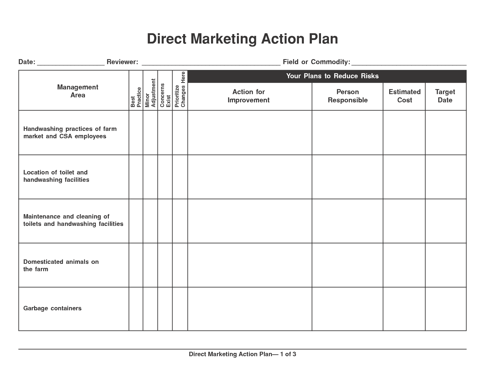 marketing action plan 46