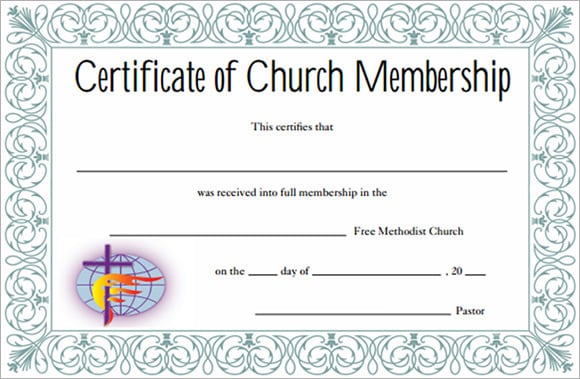 membership certificate template 6