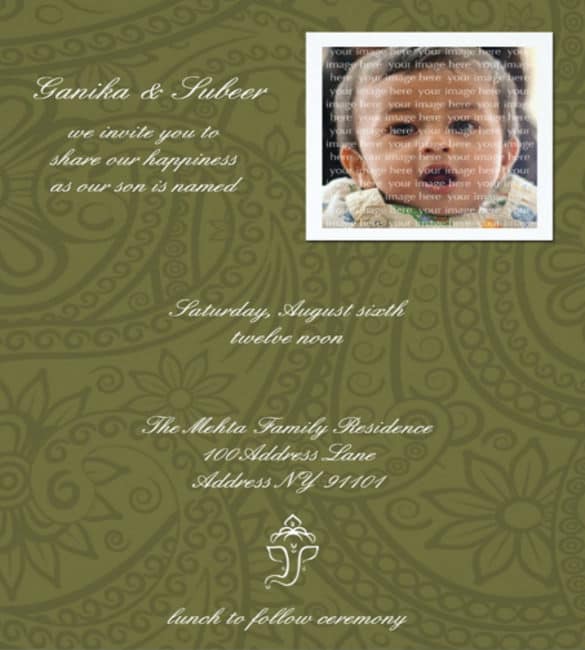 naming ceremony invitation 364