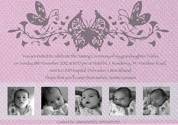 naming ceremony invitation 84