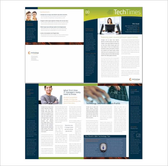 newsletter template 3641