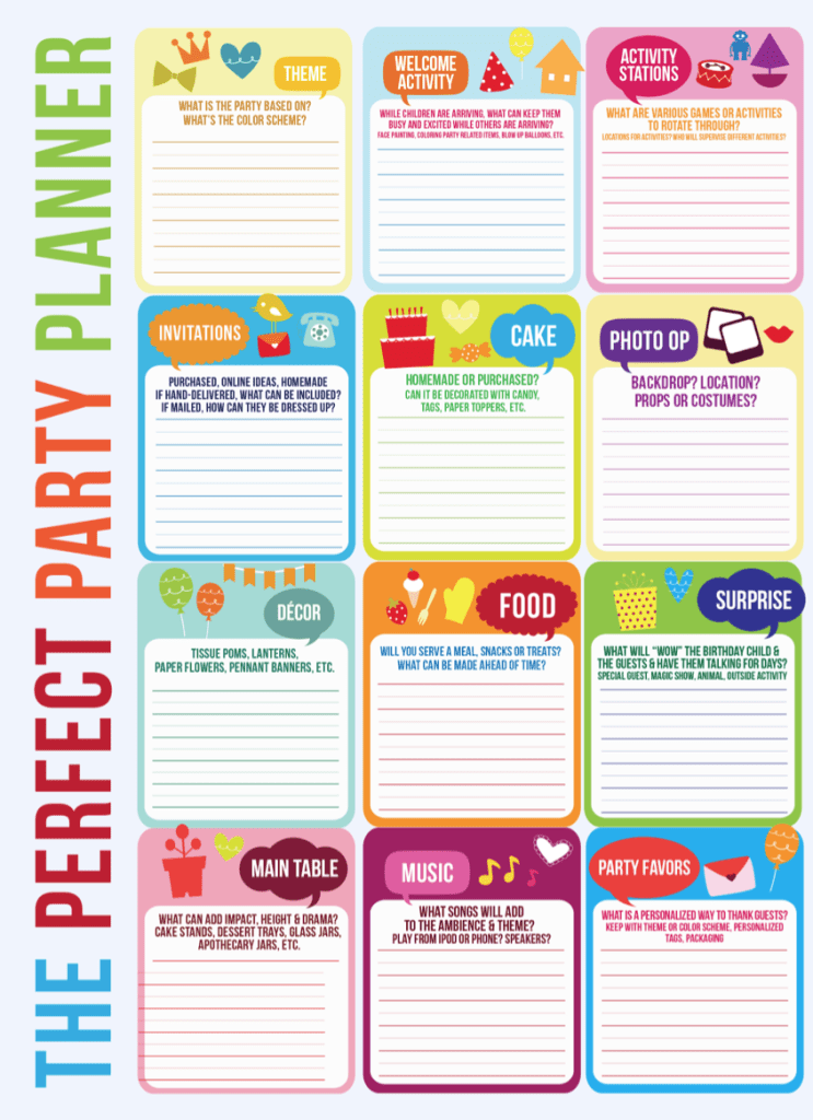 party planning template 1651