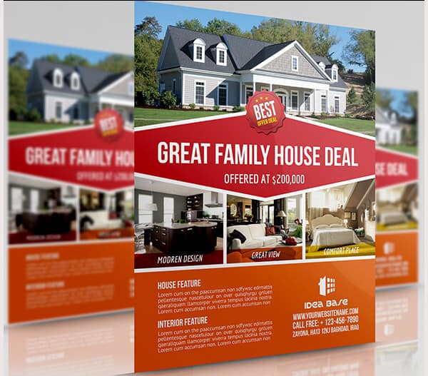 real estate flyer template 220